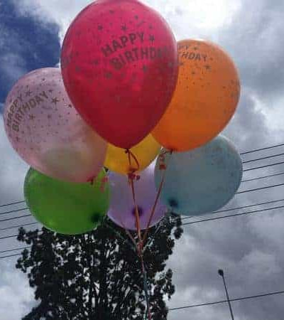 Happy Birthday Helium Balloon
