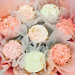 Pink Lady Cupcake Flower Bouquet